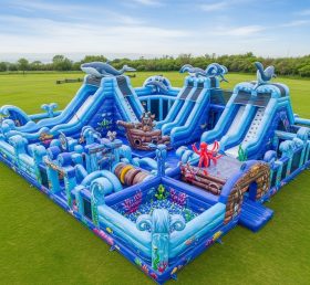 GF2-439 Parque Inflável com Tema Oceânico