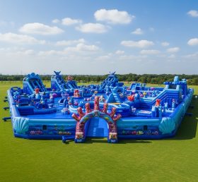 GF2-440 Parque Inflável com Tema Oceânico