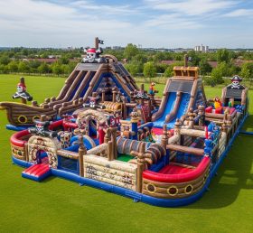 GF2-448 Parque Inflável com Tema de Piratas