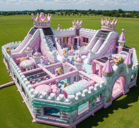 GF2-449 Parque Inflável com Tema de Festas de Princesa