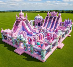 GF2-450 Parque Inflável com Tema de Festas de Princesa