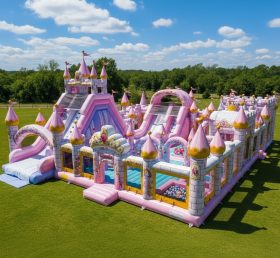 GF2-453 Parque Inflável com Tema de Festas da Princesa