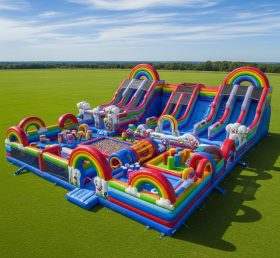 GF2-454 Parque Inflável com Tema de Arco-íris