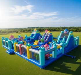 GF2-522 Parque Inflável Tema Baby Shark