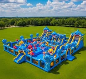 GF2-524 Parque Inflável Tema Baby Shark