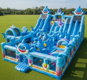 GF2-525 Parque Inflável Tema Baby Shark