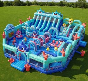 GF2-526 Parque Inflável Tema Baby Shark