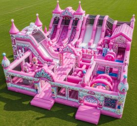 GF2-528 Parque Inflável Tema Barbie