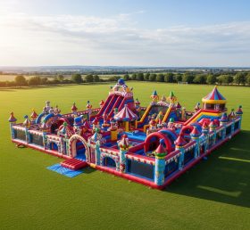 GF2-563 Parque Inflável com Tema de Palhaço