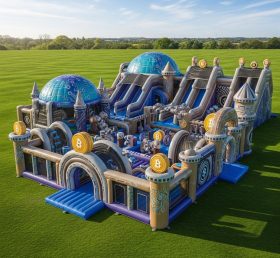 GF2-566 Parque Inflável com Tema de Criptomoeda