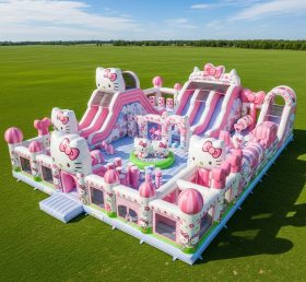 GF2-627 Parque Inflável Tema Hello Kitty