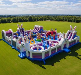 GF2-647 Parque Inflável Tema Looney Tunes