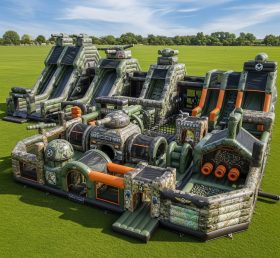 GF2-655 Parque Inflável com Tema Estilo Militar