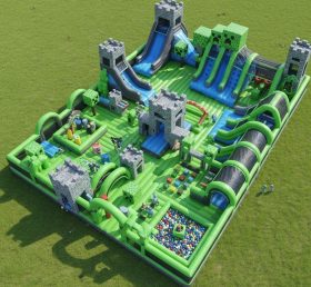 GF2-656 Parque Inflável com Tema Minecraft