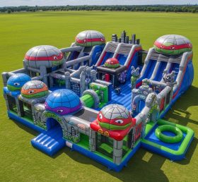 GF2-670 Parque Inflável com Tema das Tartarugas Ninja