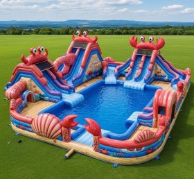 Parque Aquático com Tema de Caranguejo Pool3-447