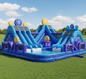 Pool3-450 Parque Aquático com Tema de Criptomoeda