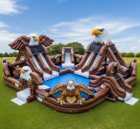 Pool3-458 Parque Aquático com Tema de Águia