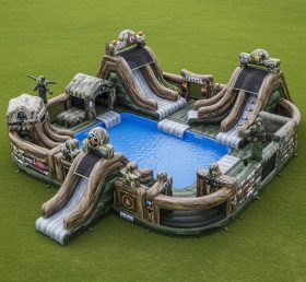 Pool3-492 Parque Aquático com Tema Estilo Militar