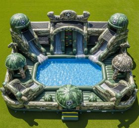 Pool3-493 Parque Aquático com Tema Estilo Militar