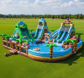 Pool3-637 Parque Aquático com Tema Minecraft