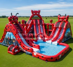 Pool3-641 Parque Aquático com Tema Miraculous Ladybug