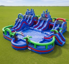 Pool3-665 Parque Aquático com Tema PJ Masks