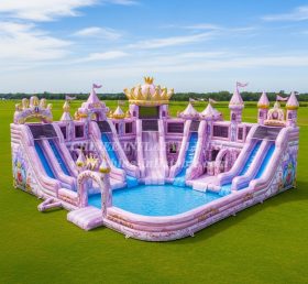 Pool3-671 Parque Aquático com Tema de Festas das Princesas