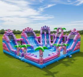 Pool3-684 Parque Aquático com Tema Shimmer & Shine