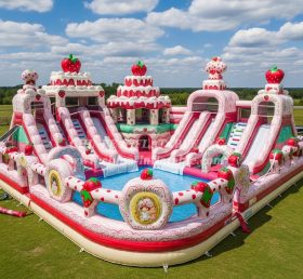 Pool3-695 Parque Aquático com Tema Morango Shortcake