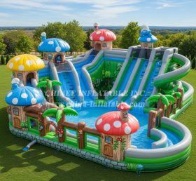 Pool3-723 Parque Aquático Temático dos Smurfs