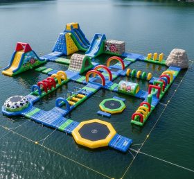 S308 Parque Aquático Inflável com Tema de Fazenda