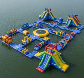 S363 Parque Aquático com Percurso de Obstáculos Flutuante