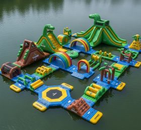 S377 Parque Aquático Inflável com Tema de Dinossauro