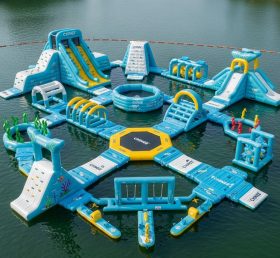 S383 Parque Aquático Inflável com Tema Oceânico