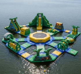 S394 Parque Aquático Inflável com Tema da Selva