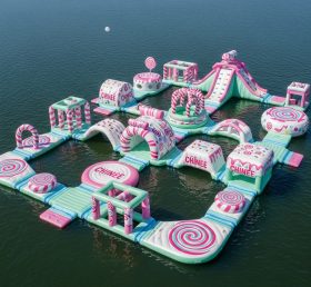 S413 Parque Aquático Inflável com Tema de Doces