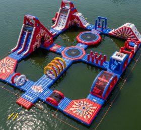 S422 Parque Aquático Inflável com Tema de Circo