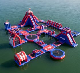 S424 Parque Aquático Inflável com Tema de Circo