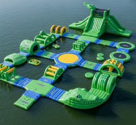 S427 Parque Aquático Inflável com Tema de Crocodilo
