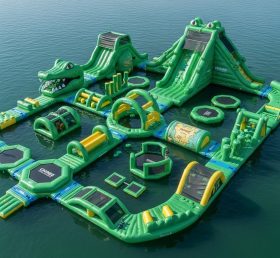 S429 Parque Aquático Inflável com Tema de Crocodilo