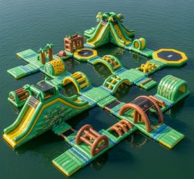 S435 Parque Aquático Inflável com Tema de Dinossauro