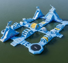 S439 Parque Aquático Inflável com Tema de Golfinho
