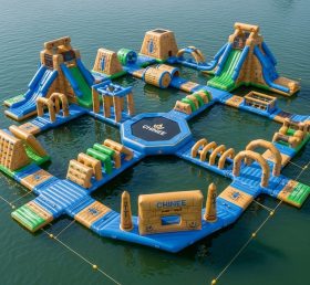 S452 Parque Aquático Inflável com Tema Egípcio