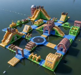 S456 Parque Aquático Inflável com Tema de Fazenda