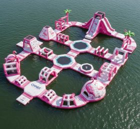 S468 Parque Aquático Inflável Tema Flamingo