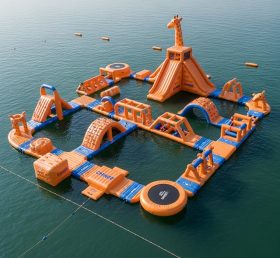 S478 Parque Aquático Inflável com Tema de Girafa