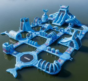 S496 Parque Aquático Inflável com Tema de Sereia