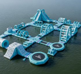 S498 Parque Aquático Inflável com Tema de Sereia