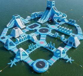 S499 Parque Aquático Inflável com Tema de Sereia